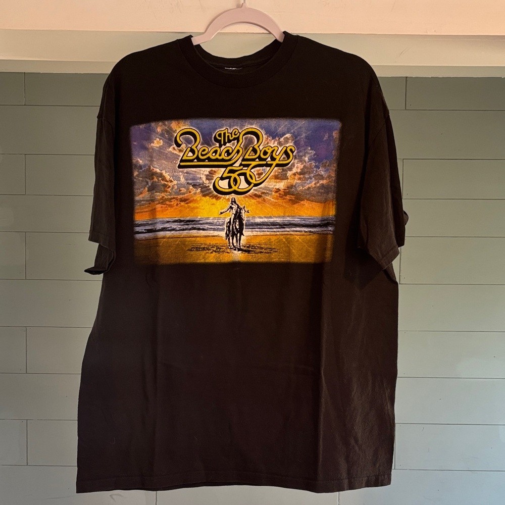 Beach Boys tour Graphic‎ Black T-Shirt